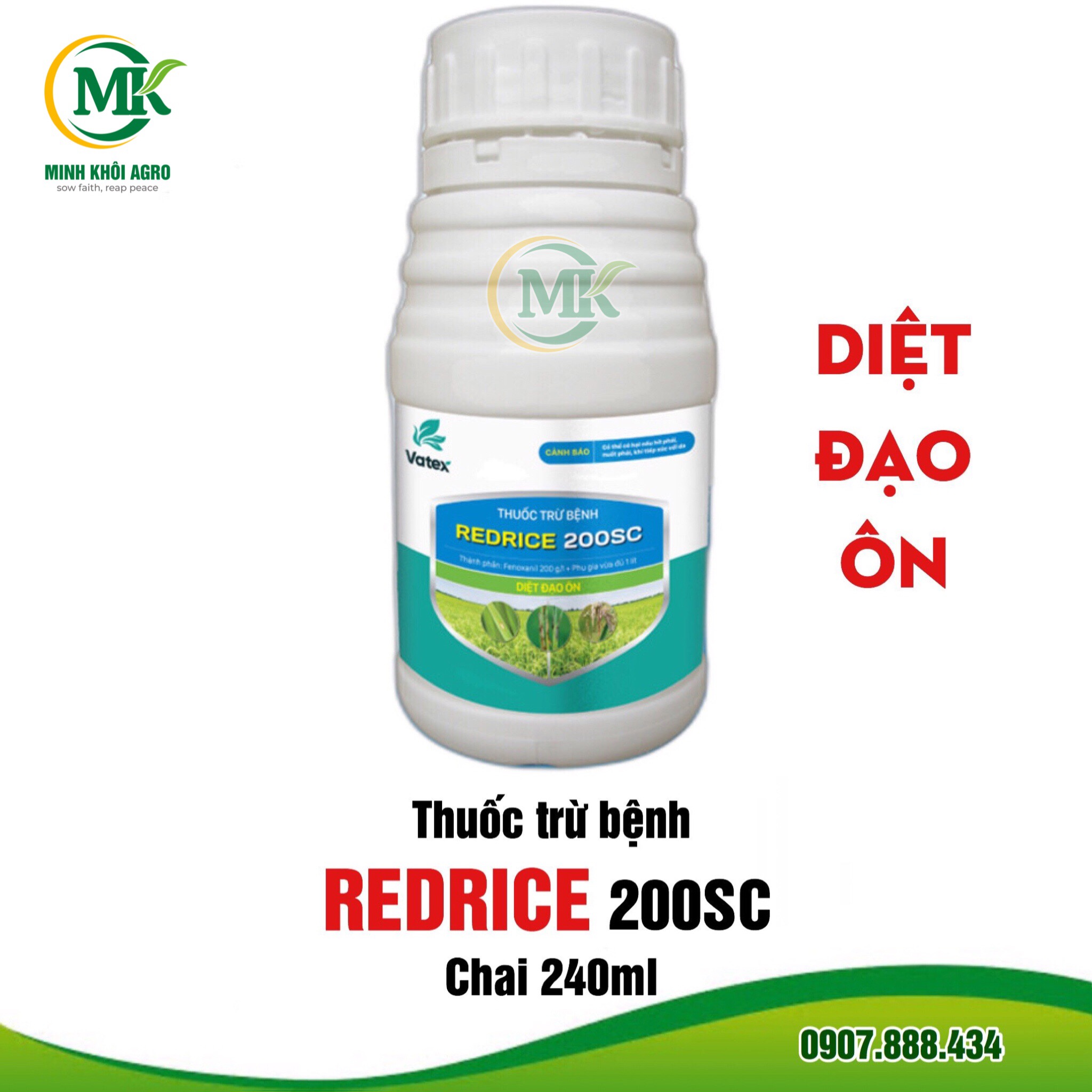 Thuốc trừ bệnh Redrice 200SC - Chai 240ml
